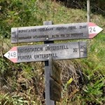 Unsere Wanderung am Naturnser Sonnenberg ist bestens ausgeschildert