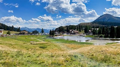 Lago sul passo Lavazè