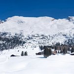 Winterwanderung mit Blick auf den Dürrenstein