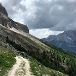 Am Fuße des Rosengarten zur Kölner Hütte 