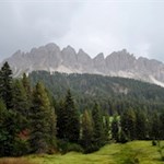 Blick auf die gezackten Aferer Geisler