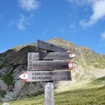 Der Weg zum Latzfonser Kreuz ist nicht zu verfehlen