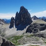 Blick auf den trutzigen Zwölferkofel