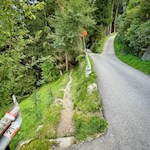 Der Rückweg vom Großstahlhof erfolgt auf dem Hinweg