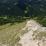 Der schmale Pfad auf den Pares