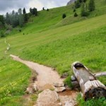 Erfrischende Abkühlung auf dem Weg zur Vaciara Hütte