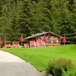 Lawn of the café Restaurant Annatal