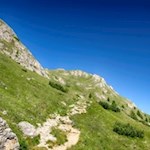 Auf dem Touristensteig in Richtung Schlernhaus
