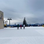 Bergstation der Hubertus Kabinenbahn