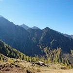 Auf dem Rückweg in Richtung Grubenalm