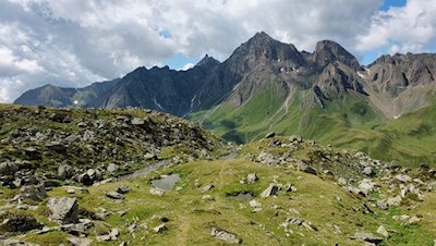 Die einsame Pfunderer Bergwelt