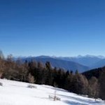 Verschneite Einsamkeit auf dem Weg zur Anratterhütte