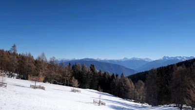 Verschneite Einsamkeit auf dem Weg zur Anratterhütte