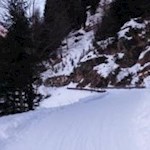 Die wohlpräparierte Valler Rodelbahn