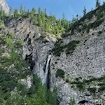 L'omonima cascata di Sorapis
