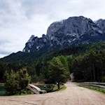L'escursione verso la malga Tuffalm passa dal lago di Fiè e Huber