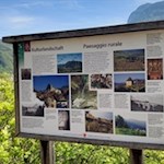 The Castelfeder nature discovery trail is lined with twelve inspiring information panels