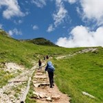 Im steten Anstieg auf den Schlern