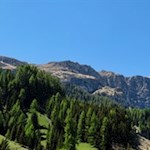 Verträumter Blick auf den Schlern