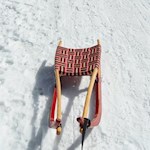 Mit der Rodel zur Uwaldalm