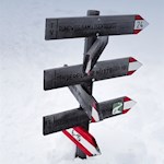 Schließlich zweigt rechts der Wanderweg Nr. 24 zur Rinderplatz Hütte ab