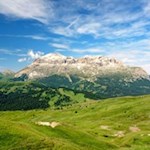 Vista da Störes al Piz Boe