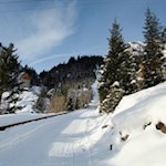 Die Rodelbahn von der Stadlalm verspricht WIntervergnügen pur