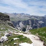 Unterwegs erschließen sich atemberaubende Ausblicke