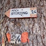 Auf dem Weg Nr. 24 zur Burg Sprechenstein