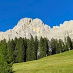 Der Rosengarten ist unser steter Wegbegleiter