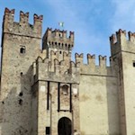 Fortified and graceful at the same time.  The castle of Sirmione in the south of Lake Garda