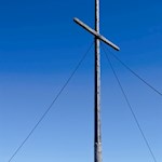 Gipfelkreuz des Stoanamandl in Vals