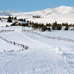 Auf der Villanderer Alm spannt sich ein Netz sanfter Winterwanderwege