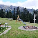 Playground Glatsch Alm mountain hut