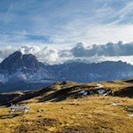 Insbesondere der Peitlerkofel sticht auf dem Maurerberg ins Auge