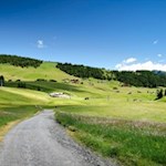 Die Wanderung zur Sanon Hütte folgt sanften Wegen