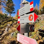 Il sentiero Paul Grohmann per le Tre Cime di Lavaredo è ben segnalato