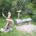 Ein etwas anderer Wegweiser zur Bacherhütte...