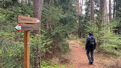 Der Rundweg Kasserol ist gut ausgeschildert