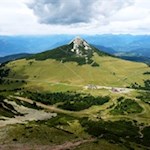 Blick auf das Weißhorn vom Schwarzhorn aus