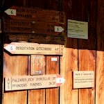 Der Schellenbergsteig nimmt an den Weißalm seinen Anfang