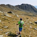 Vor der Kulisse des Sambock zur Plattner Alm