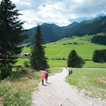 Auf dem Rückweg kann man auch den steileren Weg Nr. 12B einschlagen