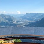 Panoramaplattform oberhalb der Seilbahn Hochmuth