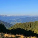 Panorama sul punto più alto dell'escursione verso i Laghi Ghiacciati