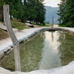 Auch Wasserspiele sind in der Bergerlebniswelt anzutreffen