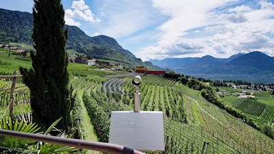 Ausblick während des Anstiegs nach Schenna