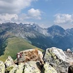 Gipfelblick auf das Wielental und das Antholzer Tal