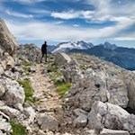 The-Marmolada-rises-in-front-of-us