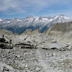 Bereits während des Anstiegs auf den Großen Moosstock öffnen sich atemberaubend schöne Ausblicke